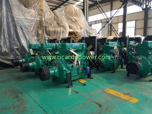 40kw/55hp 2200rpm diesel engine with the clutch and belt pulley for Straw crusher