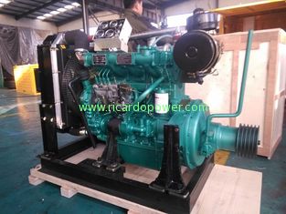 75kw/100hp 2000rpm Ricardo diesel engine R4110ZLP with the clutch and belt pulley for stationary power