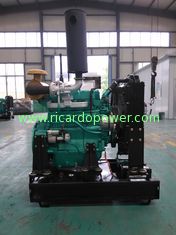 1500rpm Ricardo diesel engine R4105ZD for prime power 50KW /62.5KVA diesel generator in color green
