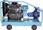 Portable Diesel Water Pump Set With Wheels Trailer