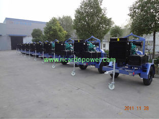 Trailer type Diesel Water Pump Set With Cummins Diesel Engines For Agriculture irrigation