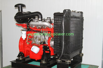 3000rpm ISUZU technology 4BD diesel engine prime power  from 72KW to 100KW for power of  the fire fighting pump in red