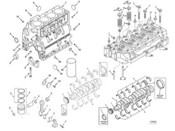 DCEC Cummins 4B,4BT series diesel engine spare parts