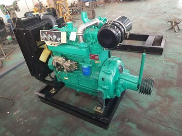 50kw/68hp 1500rpm diesel engine with the clutch and belt pulley for stationary power