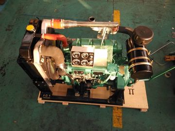 75kw/100hp 2000rpm Ricardo diesel engine R4110ZLP with the clutch and belt pulley for stationary power