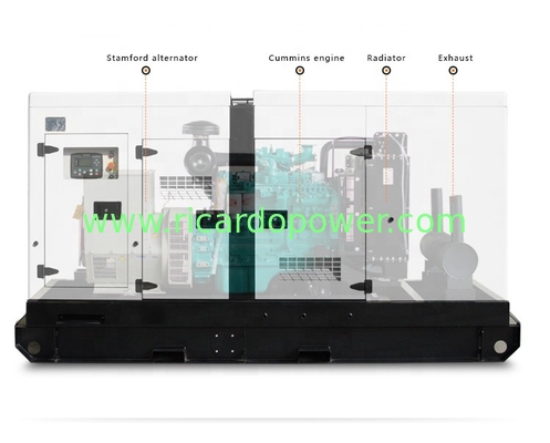 Silent 1500rpm/1800rpm Diesel Generator Low Noise Level ≤85dB(A)