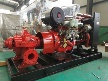 3000rpm 6BD-ZL Diesel Engine Prime Power 150KW For Power Of  The Fire Fighting Pump In Red